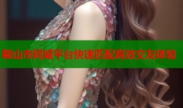 鞍山市同城平台快速匹配高效交友体验