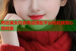 附近美女约会电话速配平台轻松找到心动对象