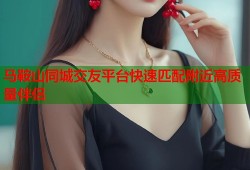 马鞍山同城交友平台快速匹配附近高质量伴侣