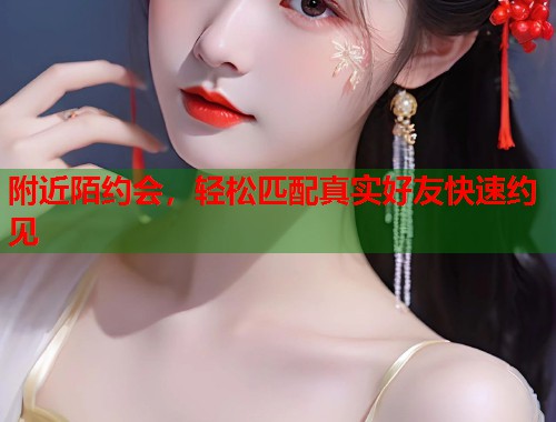 附近陌约会，轻松匹配真实好友快速约见