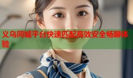 义乌同城平台快速匹配高效安全畅聊体验