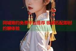 同城炮约免费平台推荐 极速匹配即时约聊体验