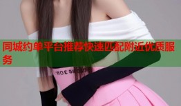 同城约单平台推荐快速匹配附近优质服务