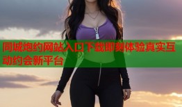 同城炮约网站入口下载即刻体验真实互动约会新平台