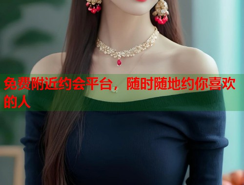 免费附近约会平台，随时随地约你喜欢的人