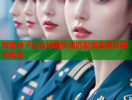 附近妹子约会神器快速匹配真实高效聊天体验