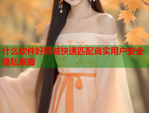 什么软件好同城快速匹配真实用户安全隐私保障