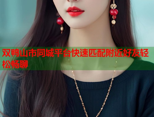 双鸭山市同城平台快速匹配附近好友轻松畅聊