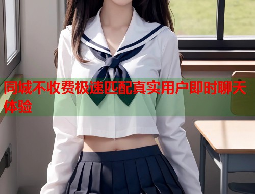 同城不收费极速匹配真实用户即时聊天体验